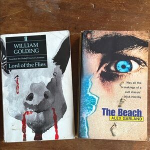 Books about boys having fun at the Beach 🏄🏄  Lord of the Flies and The Beach